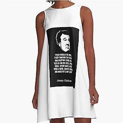 Jeremy Clarkson Portrait Dress A-Line
