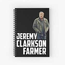 Jeremy Clarkson Farmer T Shirts Spiral Notebook