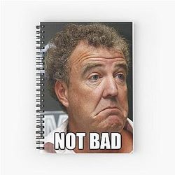 Jeremy Clarkson Spiral Notebook