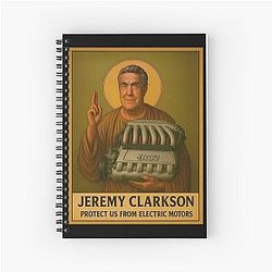 Jeremy Clarkson Protects from Electric Motor Notebook