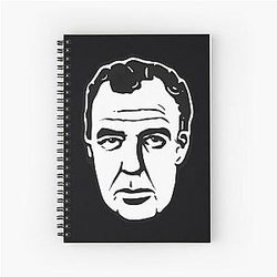 Jeremy Clarkson's Cartoon Design Spiral Notebook