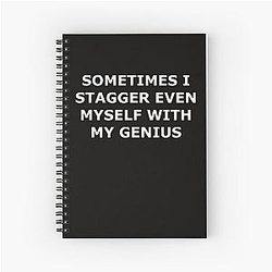 Jeremy Clarkson Spiral Notebook