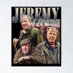 Jeremy Clarkson Retro British TV Show Poster