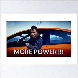 Jeremy Clarkson Power Poster