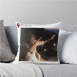 Jeremy Clarkson Meme Dab Wagwan Throw Pillow