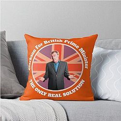Jeremy Clarkson shirt - Vote Jeremy Clarkson - jeremy clarkson t-shirt Throw Pillow