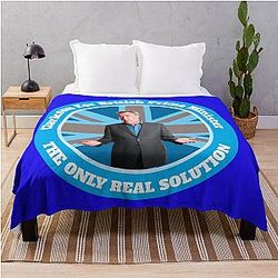 Jeremy Clarkson T Shirt Vote Jeremy Clarkson Throw Blanket