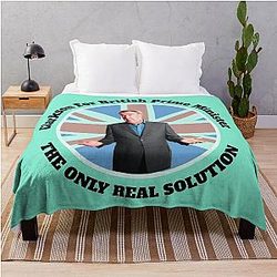 Jeremy Clarkson shirt - Vote Jeremy Clarkson - Throw Blanket