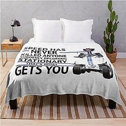Speed Jeremy Clarkson Throw Blanket