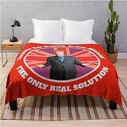 Jeremy Clarkson T Shirt - Vote Jeremy Clarkson Throw Blanket