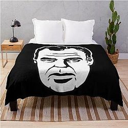 Jeremy Clarkson Cartoon Design Throw Blanket