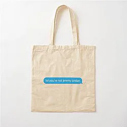 Jeremy Jordan Cotton Tote Bag