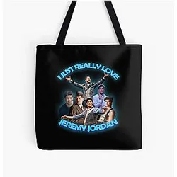 I Just Really Love Jeremy Jordan All Over Tote Bag