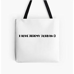 I Love Jeremy Jordan All Over Print Tote Bag