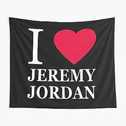 I Love Jeremy Jordan Tapestry