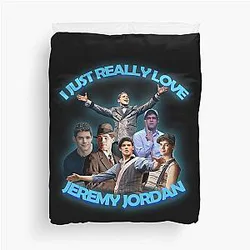 I Just Love Jeremy Jordan Duvet Cover
