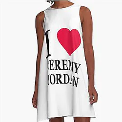 I love Jeremy Jordan A Line Dress