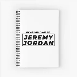 My belongs to Jeremy Spiral Notebook