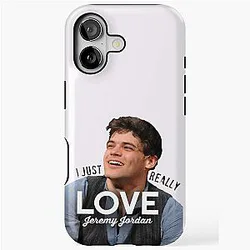 I just love Jeremy Jordan iPhone Case