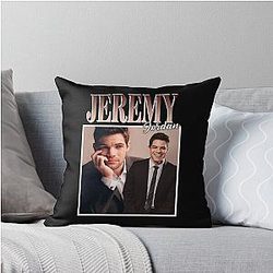 Women Jeremy Jordan Vintage Throw Pillow