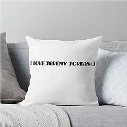 I Love Jeremy Jordan Throw Pillow