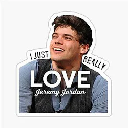 I love Jeremy Jordan Sticker