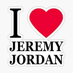 I love Jeremy Jordan Sticker