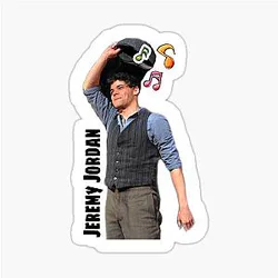 Jeremy Jordan Newsies Sticker