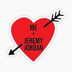 Me and Jeremy Jordan Sticker