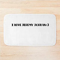 I Love Jeremy Jordan Bath Mat