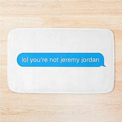 Not Jeremy Jordan Bath Mat