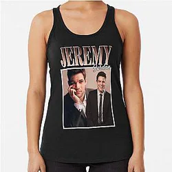 Women Jeremy Jordan Retro Vintage Racerback Tank Top