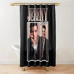 Women Men Jeremy Jordan Retro Vintage Shower Curtain