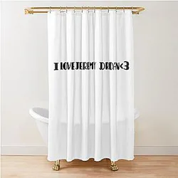 I Love Jeremy Jordan Shower Curtain