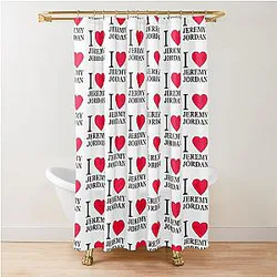 I love Jeremy Jordan Shower Curtain