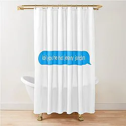 Not Jeremy Jordan Shower Curtain