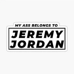 My sticker to Jeremy Jordan