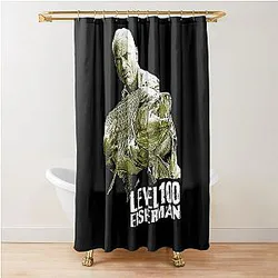 Jeremy Wade Level 100 Fisherman designs Shower Curtain