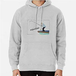 Jeremy Wade Fish On Pullover Hoodie