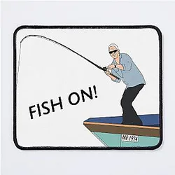 Jeremy Wade Fish On! Mouse Pad