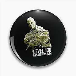 Jeremy Wade Level 100 Fisherman designs Pin