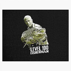 Jeremy Wade Level 100 Fisherman, designed Classic T-Shirt Jigsaw Puzzle