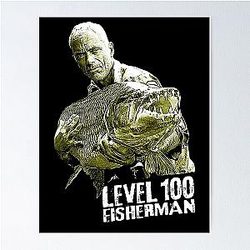 Jeremy Wade, Level 100 Fisherman, designs posters