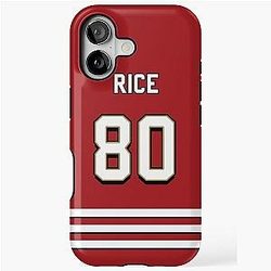 Jerry Rice 49ers Jersey,Back,Mask iPhone Case & Cover Case