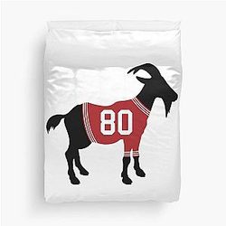 Jerry Rice GOAT Duvet Cover