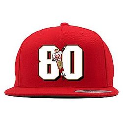 Snapback Red San Francisco Jerry Rice Logo Hat