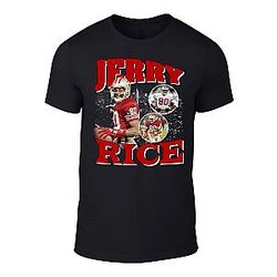 Black Jerry Rice T-Shirt