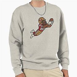Gridiron Greats: A Cartoon Tribute Jerry Rice Pullover Sweatshirt