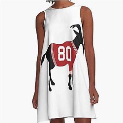 Jerry Rice GOAT A-Line Dress