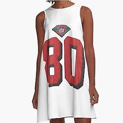 Jerry Rice 80 A Line Dress